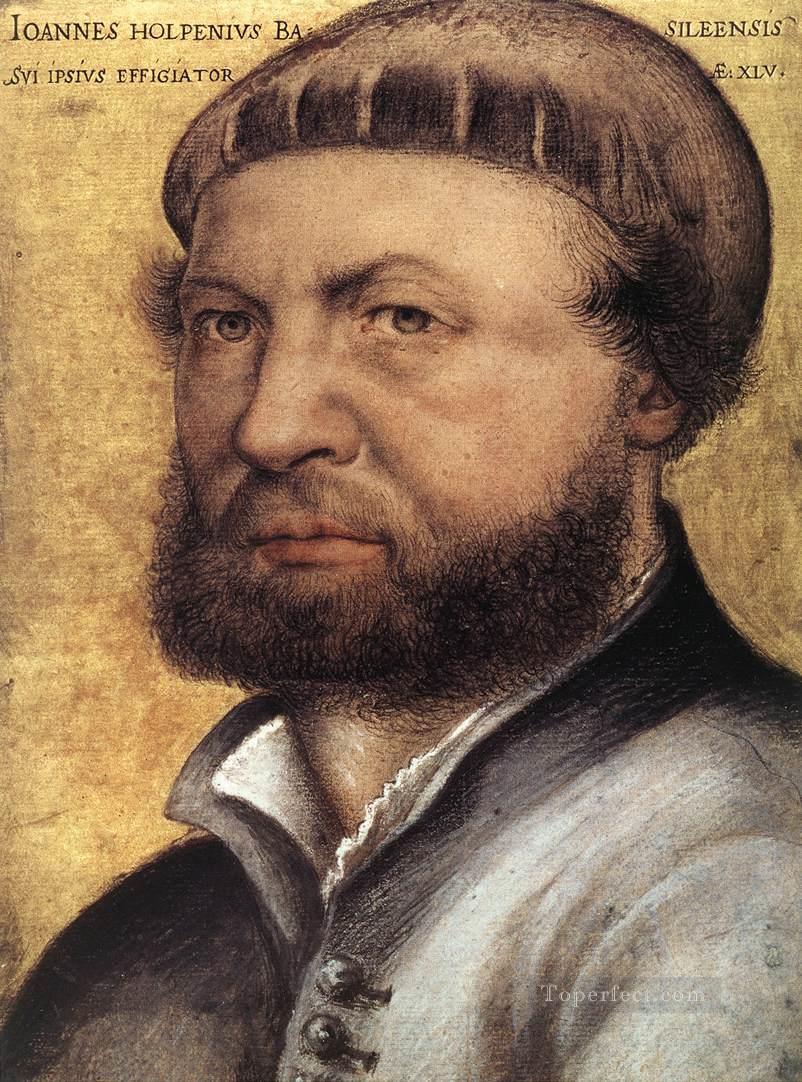 Autorretrato Renacimiento Hans Holbein el Joven Pintura al óleo